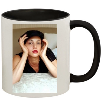 Asia Argento 11oz Colored Inner & Handle Mug