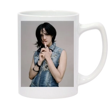 Asia Argento 14oz White Statesman Mug