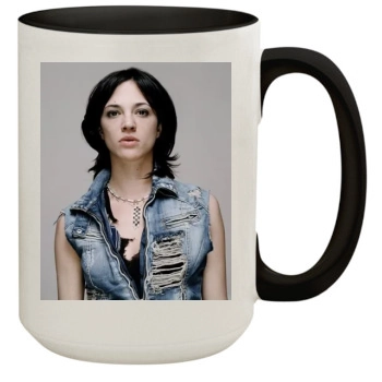 Asia Argento 15oz Colored Inner & Handle Mug