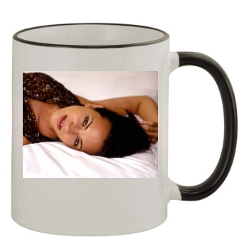 Asia Argento 11oz Colored Rim & Handle Mug