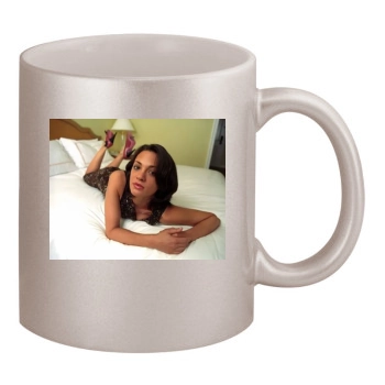 Asia Argento 11oz Metallic Silver Mug