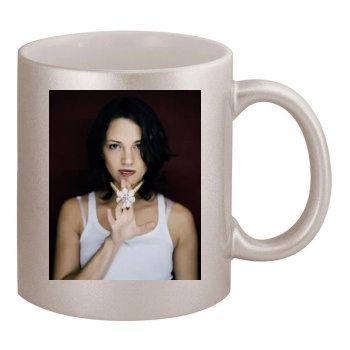 Asia Argento 11oz Metallic Silver Mug