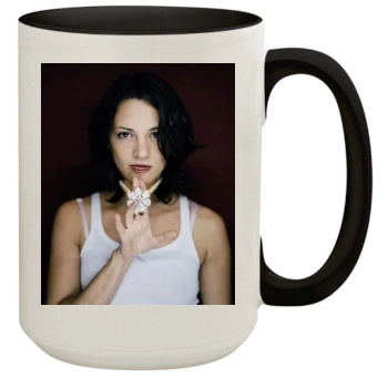 Asia Argento 15oz Colored Inner & Handle Mug