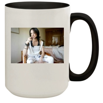 Asia Argento 15oz Colored Inner & Handle Mug