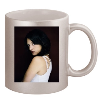 Asia Argento 11oz Metallic Silver Mug