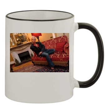 Asia Argento 11oz Colored Rim & Handle Mug