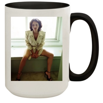 Asia Argento 15oz Colored Inner & Handle Mug