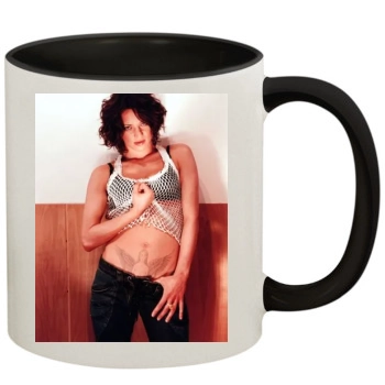 Asia Argento 11oz Colored Inner & Handle Mug