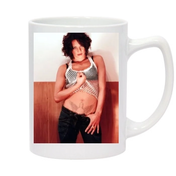 Asia Argento 14oz White Statesman Mug