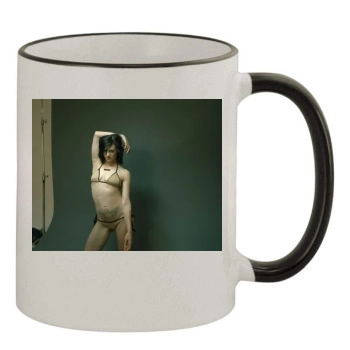 Asia Argento 11oz Colored Rim & Handle Mug