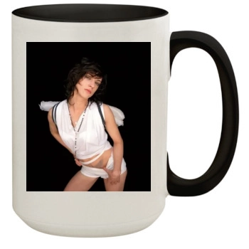 Asia Argento 15oz Colored Inner & Handle Mug