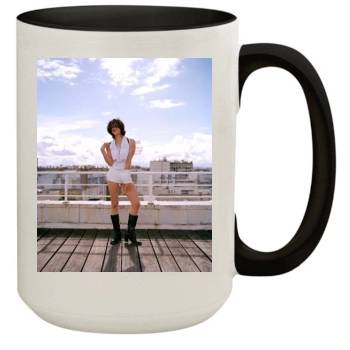 Asia Argento 15oz Colored Inner & Handle Mug