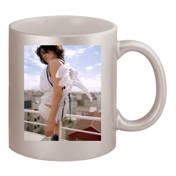 Asia Argento 11oz Metallic Silver Mug