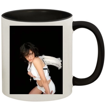 Asia Argento 11oz Colored Inner & Handle Mug