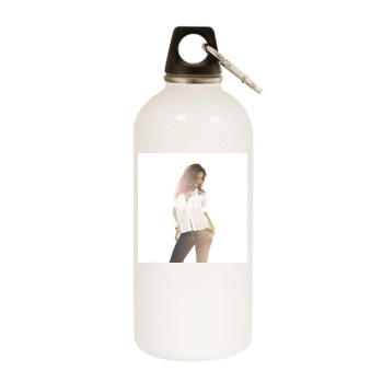 Faith Hill White Water Bottle With Carabiner