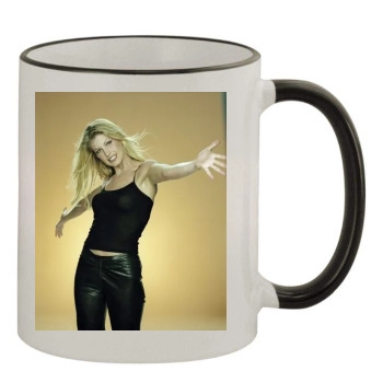 Faith Hill 11oz Colored Rim & Handle Mug