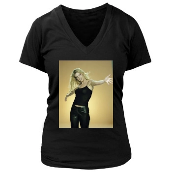 Faith Hill Women's Deep V-Neck TShirt