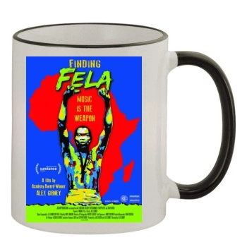 Finding Fela! (2014) 11oz Colored Rim & Handle Mug