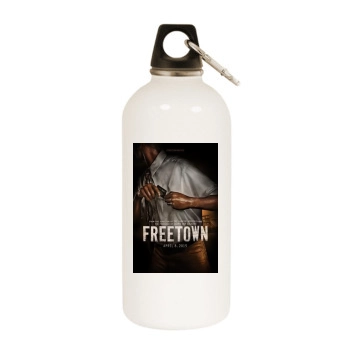 Freetown (2015) White Water Bottle With Carabiner