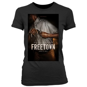 Freetown (2015) Women's Junior Cut Crewneck T-Shirt