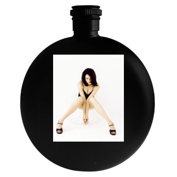 Famke Janssen Round Flask