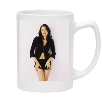 Famke Janssen 14oz White Statesman Mug