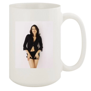 Famke Janssen 15oz White Mug