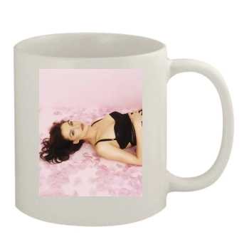 Famke Janssen 11oz White Mug