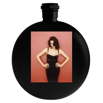 Famke Janssen Round Flask