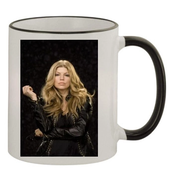 Fergie 11oz Colored Rim & Handle Mug