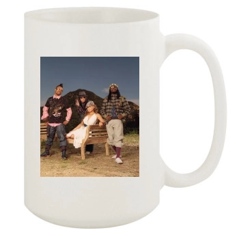 Fergie and The Black Eyed Peas 15oz White Mug