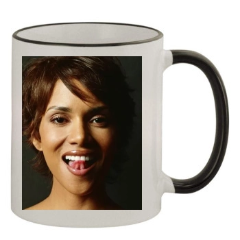 Halle Berry 11oz Colored Rim & Handle Mug