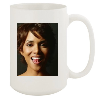 Halle Berry 15oz White Mug