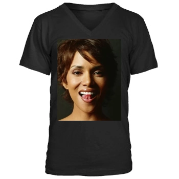 Halle Berry Men's V-Neck T-Shirt