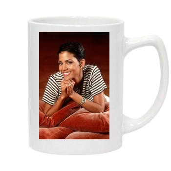 Halle Berry 14oz White Statesman Mug