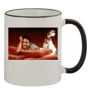 Halle Berry 11oz Colored Rim & Handle Mug