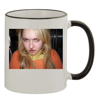 Hayden Panettiere 11oz Colored Rim & Handle Mug