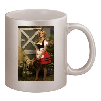 Heidi Klum 11oz Metallic Silver Mug