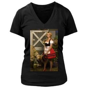 Heidi Klum Women's Deep V-Neck TShirt