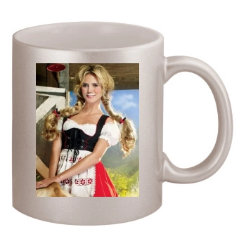 Heidi Klum 11oz Metallic Silver Mug