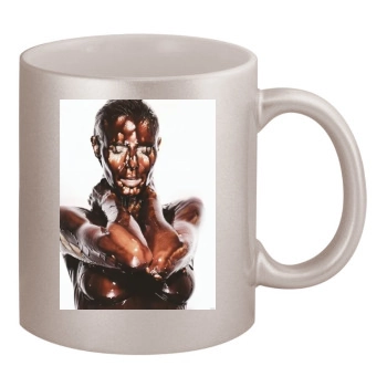 Heidi Klum 11oz Metallic Silver Mug