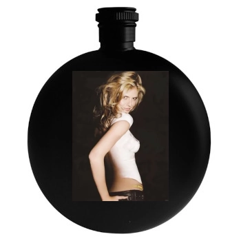 Heidi Klum Round Flask