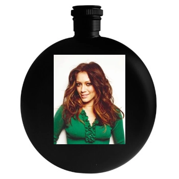 Hilary Duff Round Flask