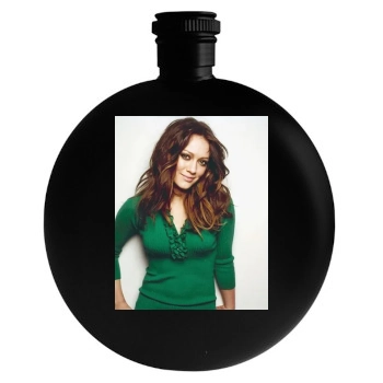 Hilary Duff Round Flask