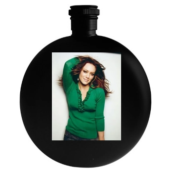 Hilary Duff Round Flask