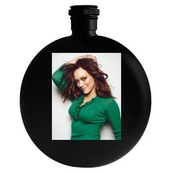 Hilary Duff Round Flask