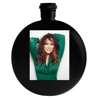 Hilary Duff Round Flask