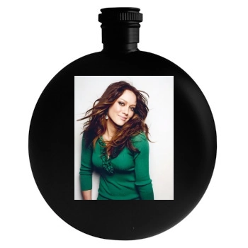 Hilary Duff Round Flask