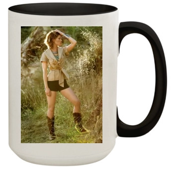 Hilary Swank 15oz Colored Inner & Handle Mug