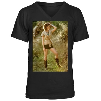 Hilary Swank Men's V-Neck T-Shirt